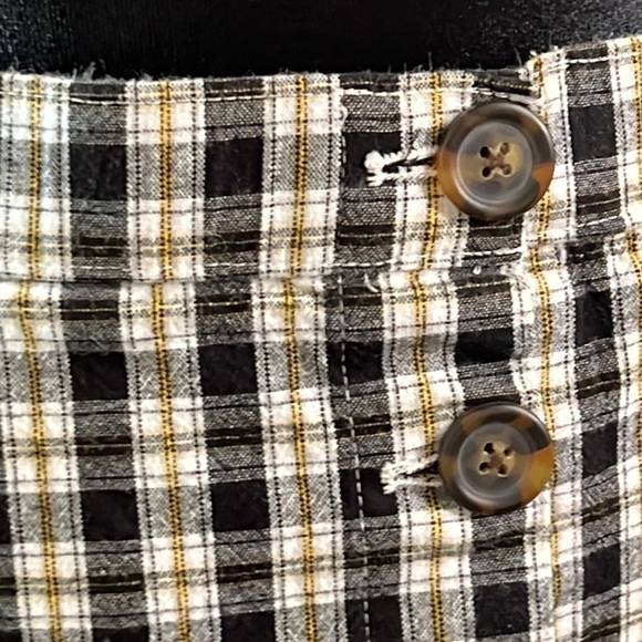 ⭐️ HOLLISTER Plaid Button Down Mini Skirt | Cotton | Size Small - Picture 4 of 11